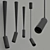 Sleek PALA Lighting Collection 3D model small image 2