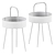 Masha Cork Side Table 38x67 cm 3D model small image 2