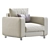Modern Reversi Armchair Design 3D model small image 6