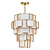 Elegant Vera Crystal Chandelier 3D model small image 1