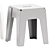 Dainty Butter Stool, 40x38x44 cm 3D model small image 3