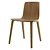 Modern Wood Legs Chair Set 3D model small image 2