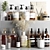 Modern Bathroom Accessories Set for VRay 3D model small image 1