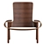 Modern Comfort: Skrolla Lounge Chair 3D model small image 2