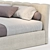 Modern NORMA Bed Design 3D model small image 3