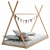 Native Teepee Children's Bed 3D model small image 4