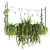 Greenery Trio Hanging Bar Display 3D model small image 1