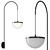 Minimalist Modern Wall Sconce 3D model small image 1