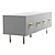 Glamorous Lacquered Media Console 3D model small image 4