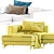 Berlin Modular Sectional: Stylish Comfort 3D model small image 4