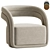 Modern Comfort Mia Lounge Chair 3D model small image 2
