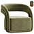 Modern Comfort Mia Lounge Chair 3D model small image 4