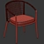 Modern Bebitalia Chair Table Set 3D model small image 6
