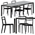 Minimalist Furniture Set by Timeandstyle 3D model small image 1