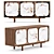 Title: Walnut Patagonia Margarette Dresser 3D model small image 1