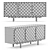 Title: Walnut Patagonia Margarette Dresser 3D model small image 2