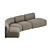 Wendelbo Panorama Curved Sofa 01 3D model small image 7