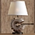 Elegant Nautilus Pendant Light Fixure 3D model small image 3