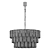 Glace Glass Hanging Chandelier 3D model small image 4
