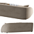 Elegant Cruz Sofa Design 3D model small image 3
