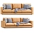 Modern Modular Reversi Sofa Design 3D model small image 2