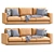Modern Modular Reversi Sofa Design 3D model small image 3