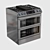 Samsung Flex Duo Dual-Fuel Range 3D model small image 26