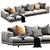  Sleek Nevyll Chaise Lounge 3D model small image 4