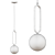 Lussole Cleburne Hanging Light Fixture 3D model small image 3