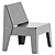 Luxury Comfort Armchair. 3D model small image 2