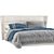 Elegant Atol Sophie Bed 3D model small image 2