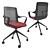 Modern Office Chair - Tara 3D model small image 1