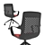 Modern Office Chair - Tara 3D model small image 5