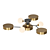 Modern Branching LED Ceiling Chandelier 3D model small image 2