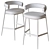 Nena Stool 3D Model - Zanotta 3D model small image 3