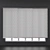 Sliding Roman Blinds Set 3D model small image 3