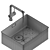 Mythos Myx Sink Bundle 3D model small image 4