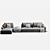 Modernistic Casamania Horm Ellington Design 3D model small image 4