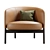 Elegant Collar Armchair for Subdivision 3D model small image 5