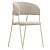 Modern Kamelia Chair 2017 Velvet 3D model small image 1
