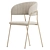 Modern Kamelia Chair 2017 Velvet 3D model small image 2