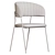 Modern Kamelia Chair 2017 Velvet 3D model small image 4