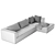 Elegant Perry Sofa 2015 Special 3D model small image 3