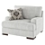  Benchcraft Mercado Chair and a Half 3D model small image 1