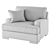  Benchcraft Mercado Chair and a Half 3D model small image 2