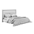 Elegant Domenico Lux Bed 3D model small image 3