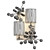 Elegant Lobmeyr 2-Light Sconce 3D model small image 2