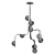 Elegant Lobmeyr Script Chandelier 3D model small image 2