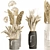 Urban Elegance Vases Trio 3D model small image 2