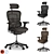 Ergohuman 3D Leather Office Chair 3D model small image 1